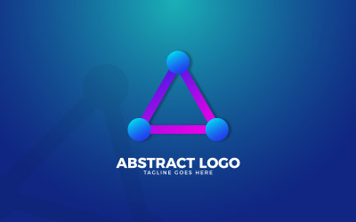 Logo vectoriel abstrait coloré