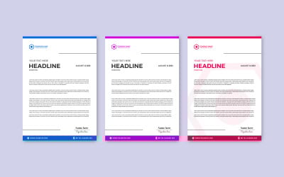 Professioneller Briefkopf zum einfachen Verpacken von VOL4