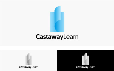 Šablona loga Castaway Learn