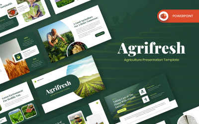 Agifresh - Сельское хозяйство Шаблоны презентаций PowerPoint