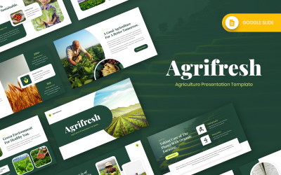 Agrifresh - Modèle de diapositive Google pour l&amp;#39;agriculture