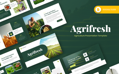 Agrifresh - Modello di diapositiva di Google per l&amp;#39;agricoltura