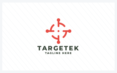 Modello di logo Targetek Pro