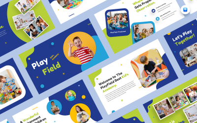 PlayField – dětská akademie a předškolní hlavní šablona