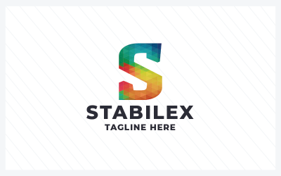 Шаблон логотипа Stabilex Letter S Pro