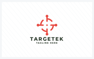 Шаблон логотипа Targetek Pro