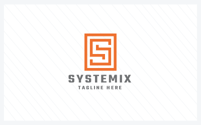 Systemix Letter S Pro-logo sjabloon