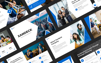 Xandeck – шаблон доповіді Creative Pitch Deck