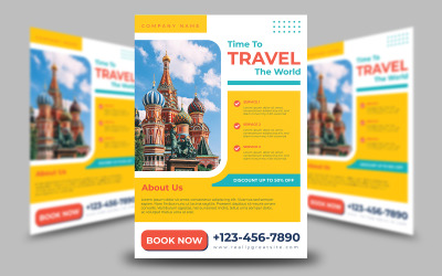 Colorful Travel Flyer Template