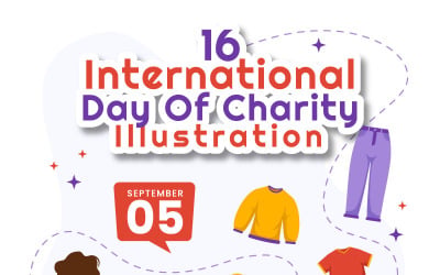 16 International Day of Charity Illustration