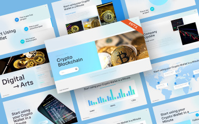 Finance Crypto Blockchain PowerPoint Template