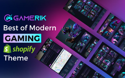 Gamerik - Herní vybavení Téma Shopify