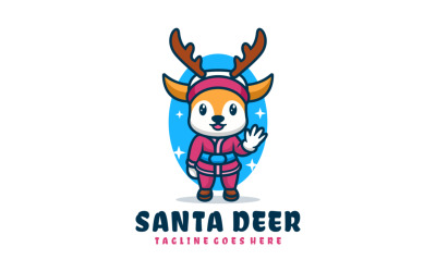 Logo del fumetto della mascotte dei cervi della Santa