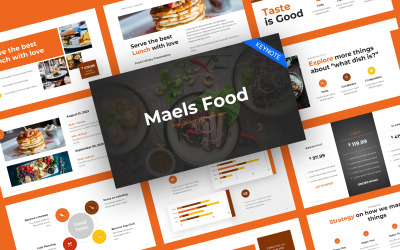 Maels Food Culinary Keynote Template