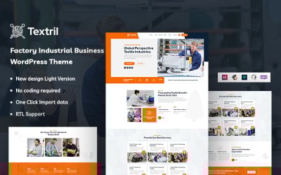Textril - Factory Industrial Business Téma WordPress