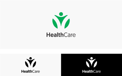 Logo-Design-Vorlage für Gesundheit und Fitness