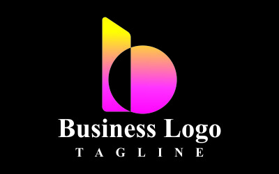 B litera Logo B ikona aplikacji B biznes
