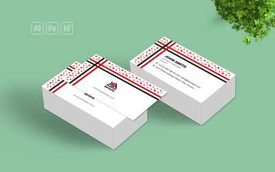 Diseño mínimo de tarjeta de presentación individual