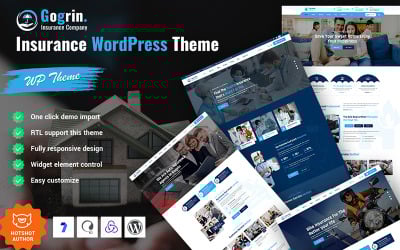 Gogrin - 保险公司 WordPress 主题