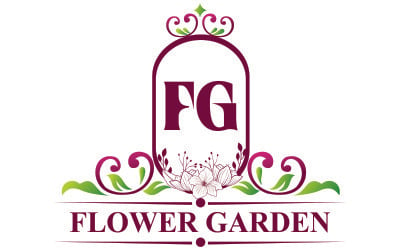 花标志、FG 标志 FG 花园标志