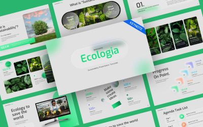 Ecologia Sustainability Ecology Keynote Template