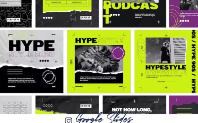 Hype 90s - Plantilla de Instagram de Google