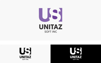 Modèle de conception de logo Unitaz Soft Inc