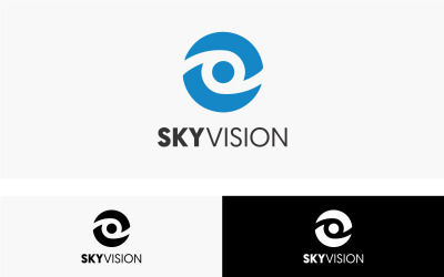 Sky Vision logó tervezősablon