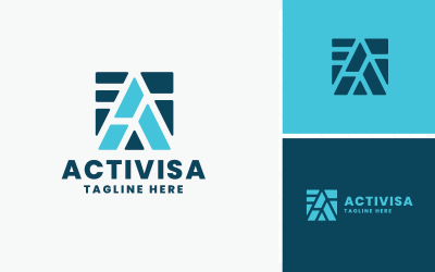 ActivISA Lettera A Pro Logo