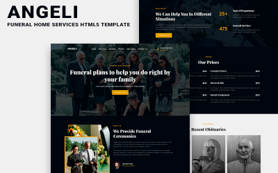 Angeli – HTML5-Vorlage für Bestattungsunternehmen