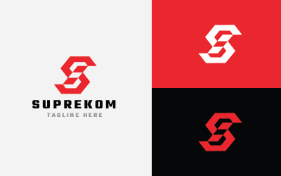 Logotipo de Supremekom Letter S Pro