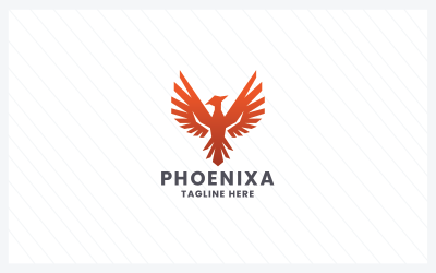 Phoenixa Kuş Hayvan Pro Logosu