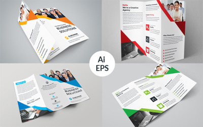 Possibile brochure aziendale a tre ante