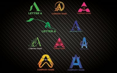 Bokstav en logotypmall för alla företag och varumärken