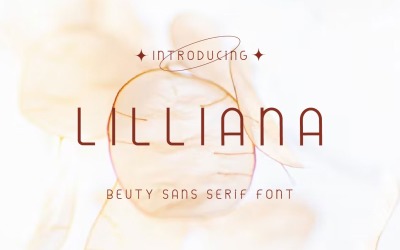 Lilliana - Elegante - Moderna - Display - Fonte