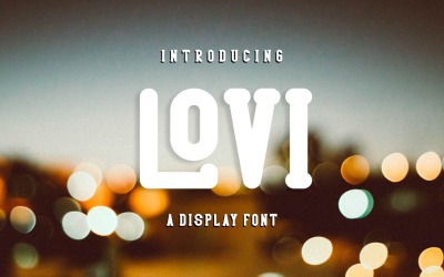 Lovi - Police d&amp;#39;affichage ludique
