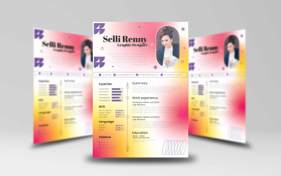 Resume and CV Template Design 1