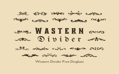 Wastern - Divider - Dingbat