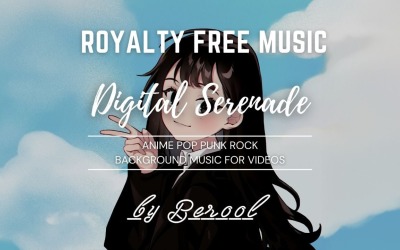 Digital Serenade - Anime Pop Punk Rock Musique de stock