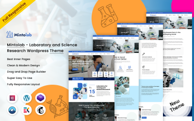 Mintolab - Tema Wordpress di laboratorio e ricerca scientifica