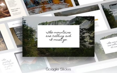 Jurn - Portfolio-thema Google Slides-sjabloon