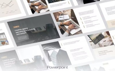 Kier - Powerpoint šablona kreativní agentury