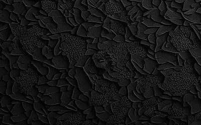 Fondo de patrón negro | Fondo negro con textura | Pared negra texturizada