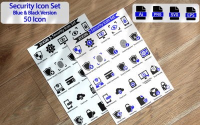 50 Premium-Sicherheitssymbol-Set