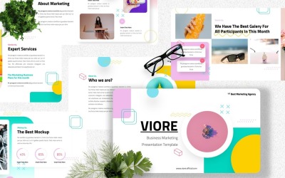 Viore - Keynote-sjabloon voor marketing