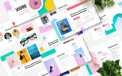 Viore – Marketing Googleslide sablon