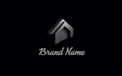 3D Ev Logosu | Emlak Logo Tasarımı