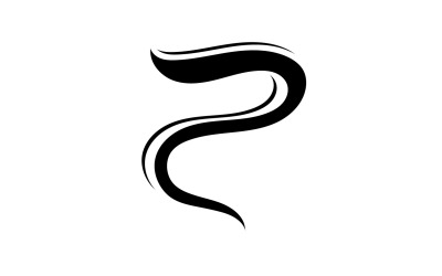 Designový prvek šablony loga kouřových výparů v1