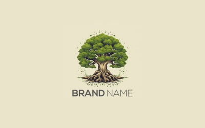 Organik Ağaç Logosu | Yaratıcı Ağaç Logosu