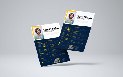 Resume and CV Template Design 8